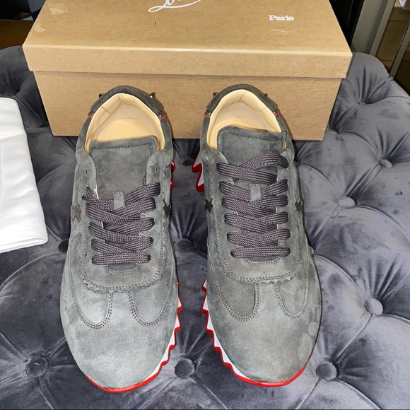 New Size 44 Christian Louboutin Loubishark Sneakers - Picture 2 of 5